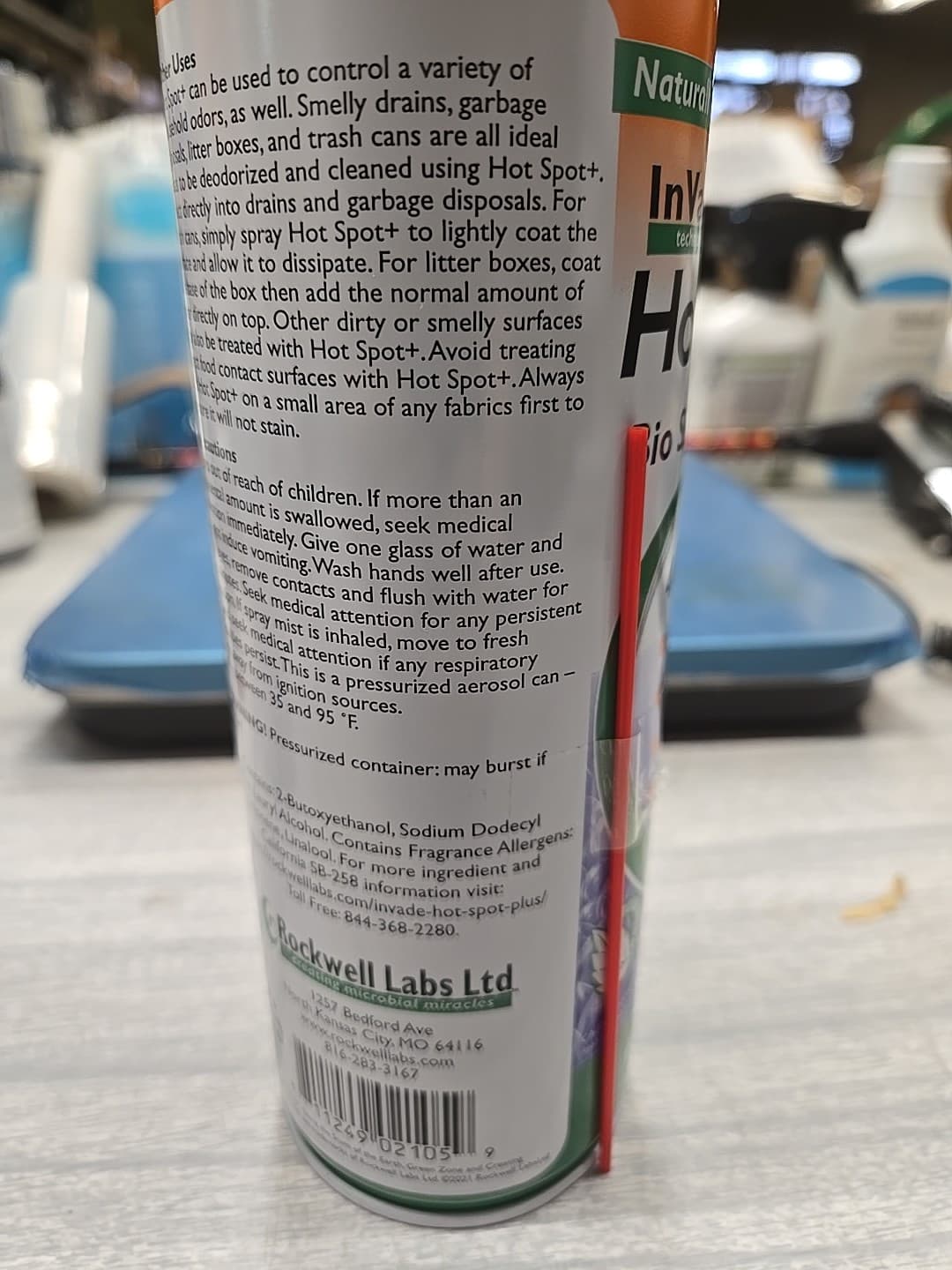 Invade Hot Spot Plus Foam 19oz- Odor & Scum Remover 6