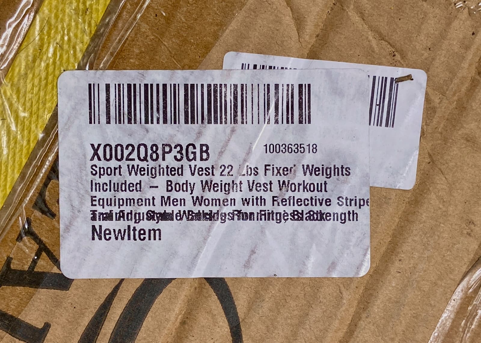 Sport Weighted Vest 22lbs Unisex with Adjustable Buckles & Reflective Stripe 6