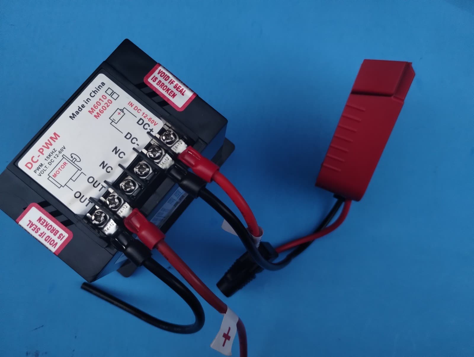 DC 12-60V 20A Motor Speed Controller PWM Adapter for Milwaukee 18V Battery, DIY 4