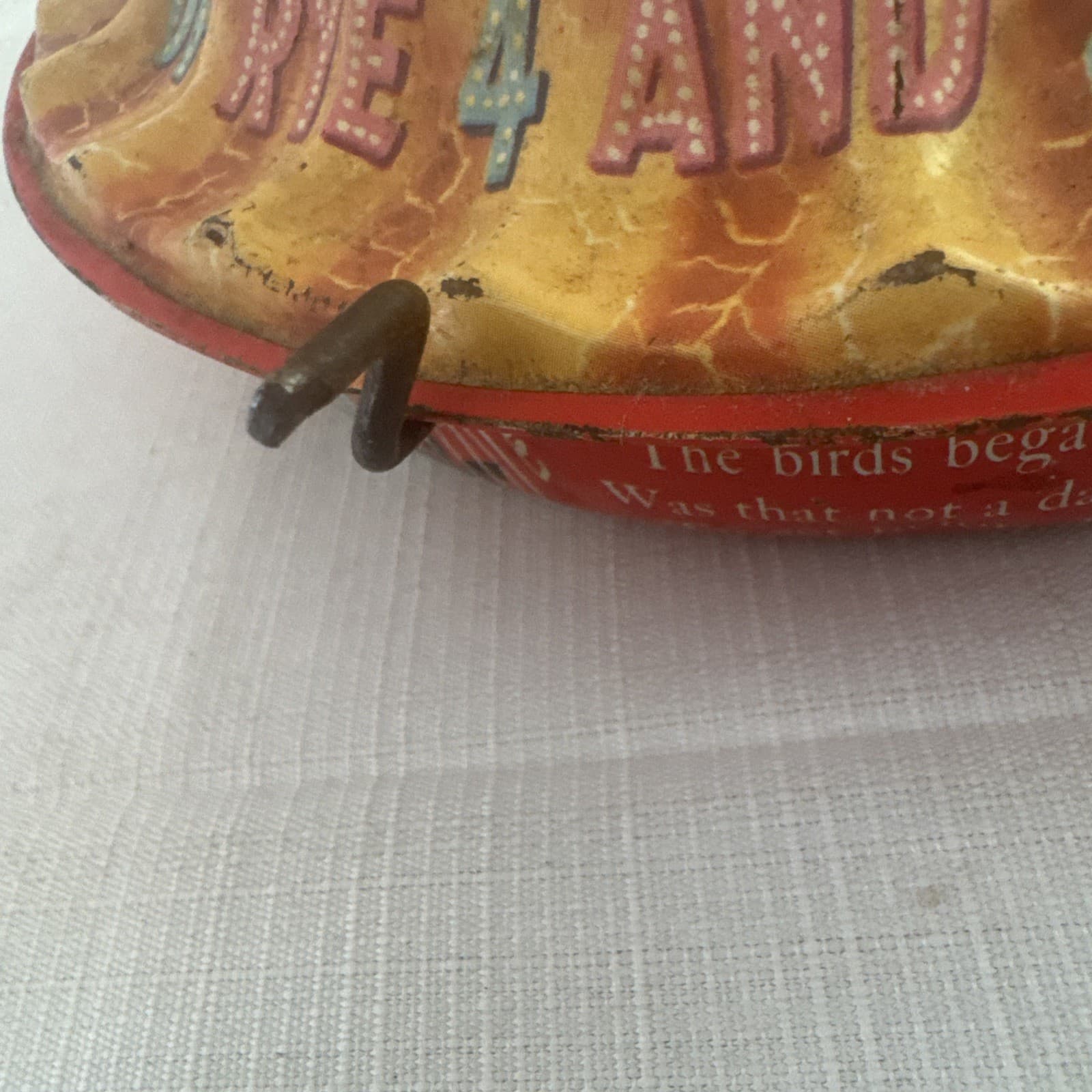 Mattel 1953 Blackbird Pie Music Toy NOT Working For Parts Plays Music 4