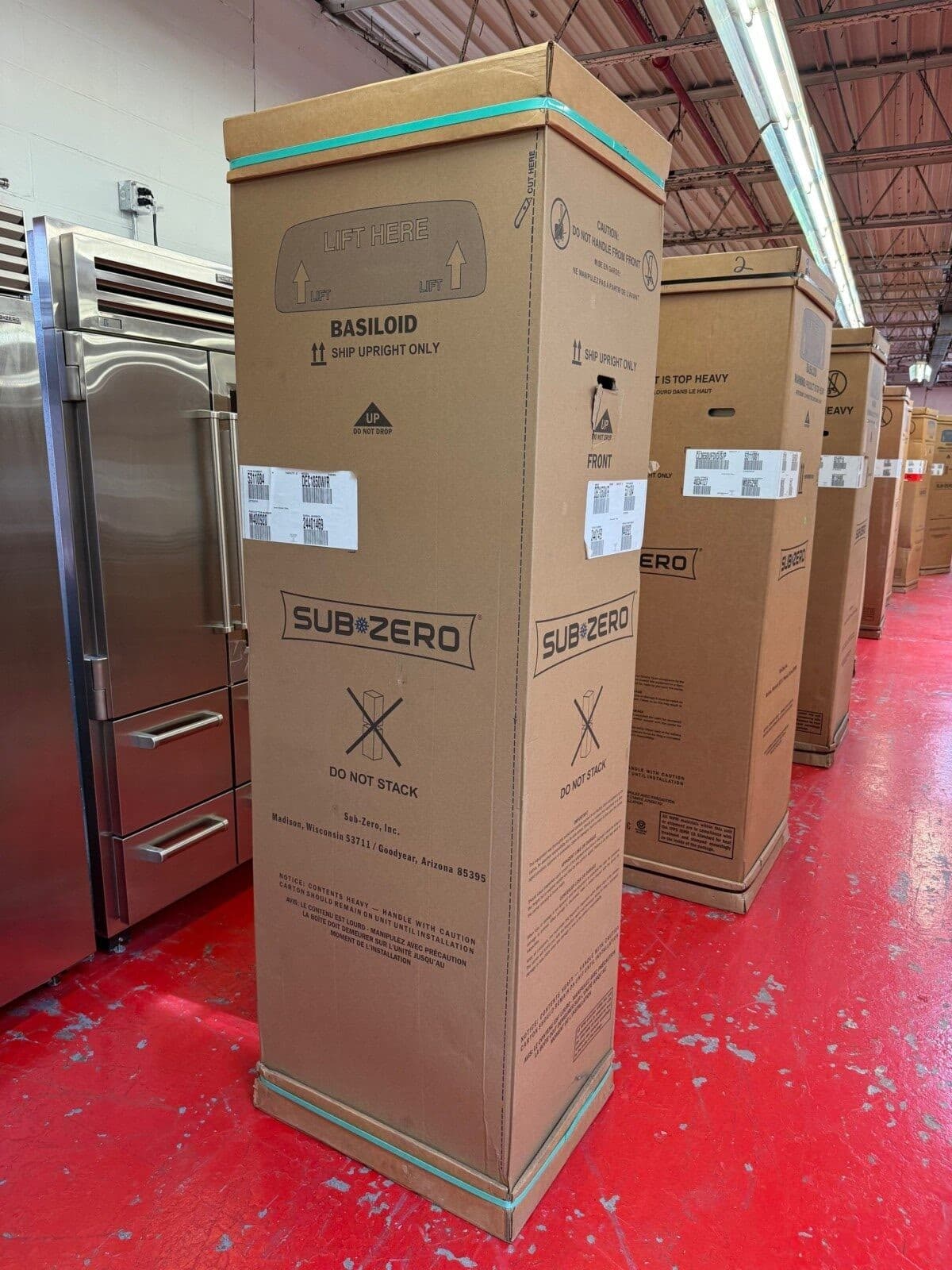 18” Subzero Dual Zone Wine Cooler DEC1850WR Panel Ready (New & Right Hinge)