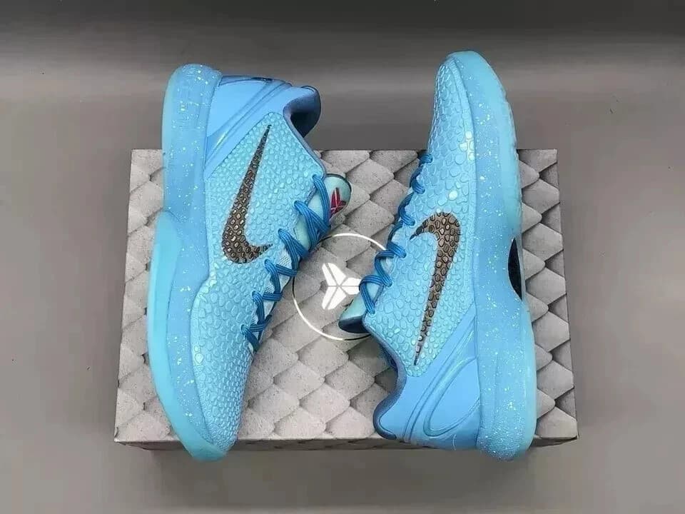 Kobe 6 Protro Blue Ice Grinch Sport Mens Size US 7-12 3