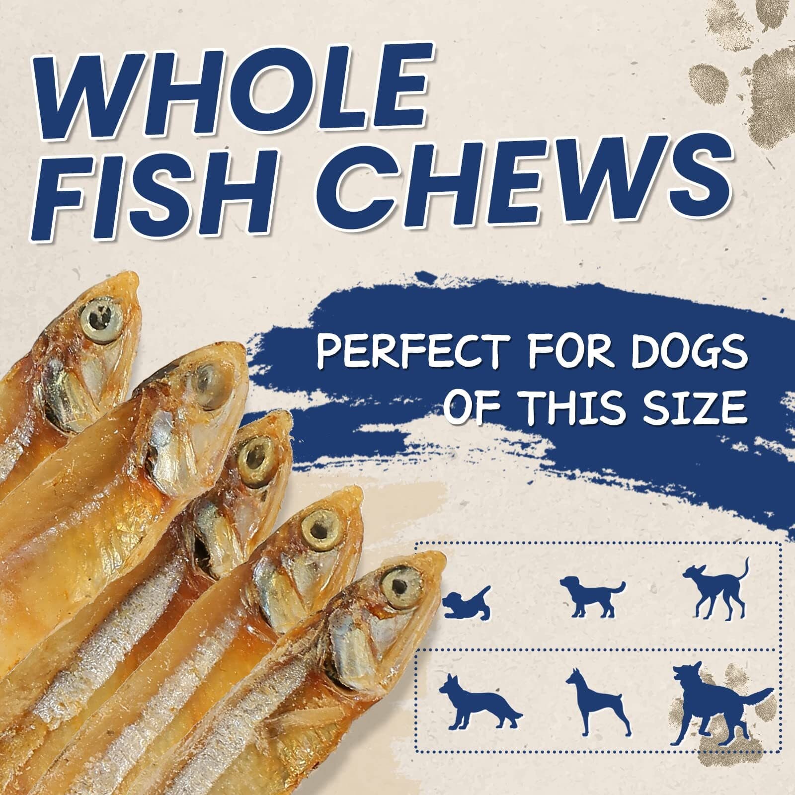 Whole Fish Treats for Dogs Cats, Air Dried -100% Wild-Caught Fish Treat, Only... 2
