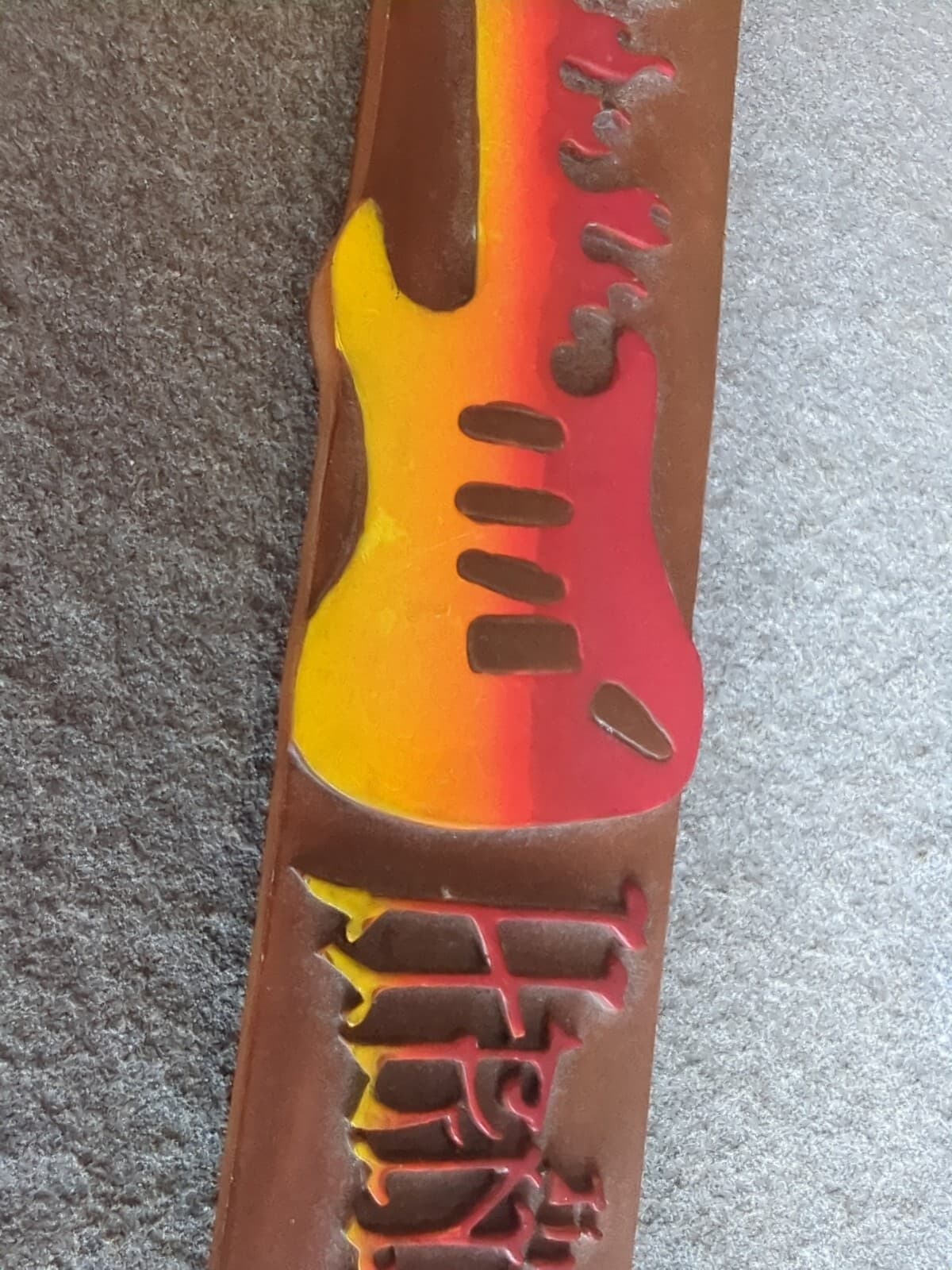 Vintage Jimi Hendrix Incense Burner 2004 Y2K Guitar Logo Reggae  4