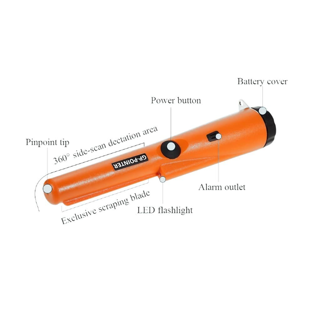 Metal Detector HandHeld Pro Pinpointer Pointer Probe Waterproof Sensitive Tester 4
