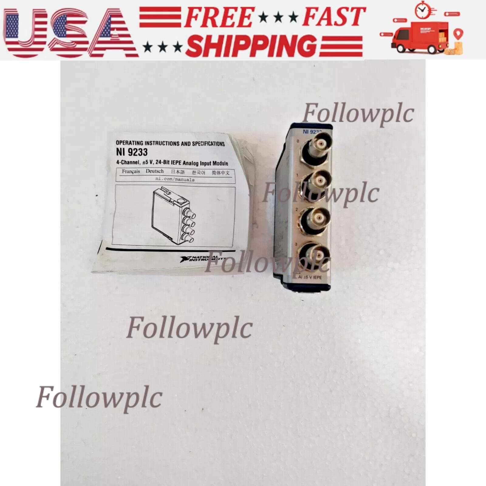 NEW National Instruments NI9233 NI-9233 Sound and Vibration Input Module