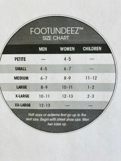 New Capezio Large Adult Foot Undeez Jelz Print H07GS 4