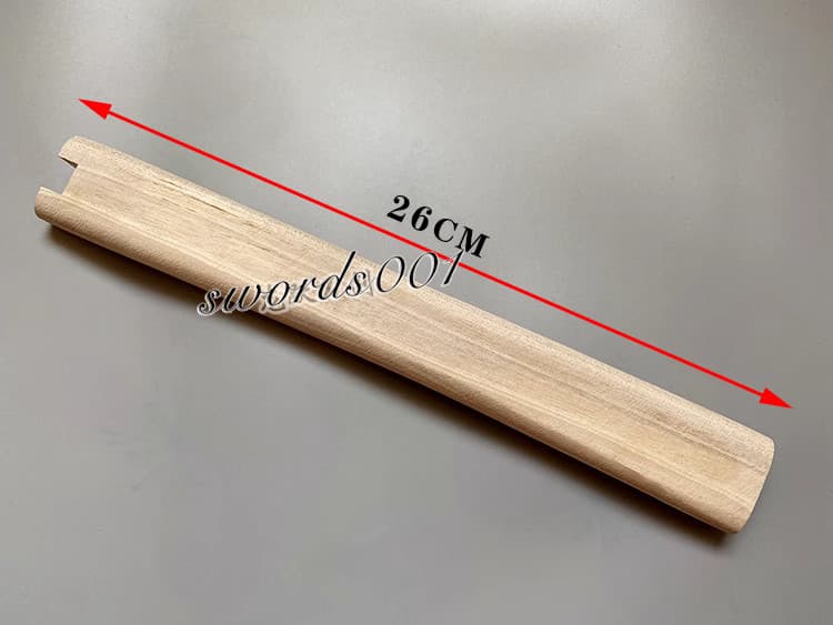 26CM Katana Bare Wood Handle Naked Tsuka for Japanese Samurai Katana Sword DIY 3