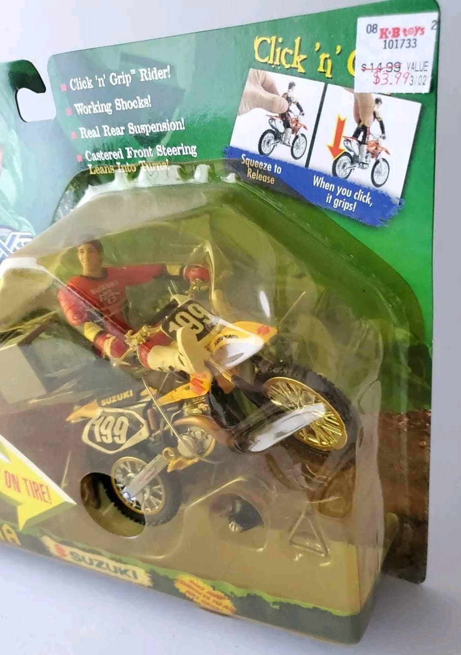 RM250 TRAVIS PASTRANA SUZUKI ROAD CHAMPS MXS MOTORCYCLE NO FEAR RIDER  RM 250 MX 6