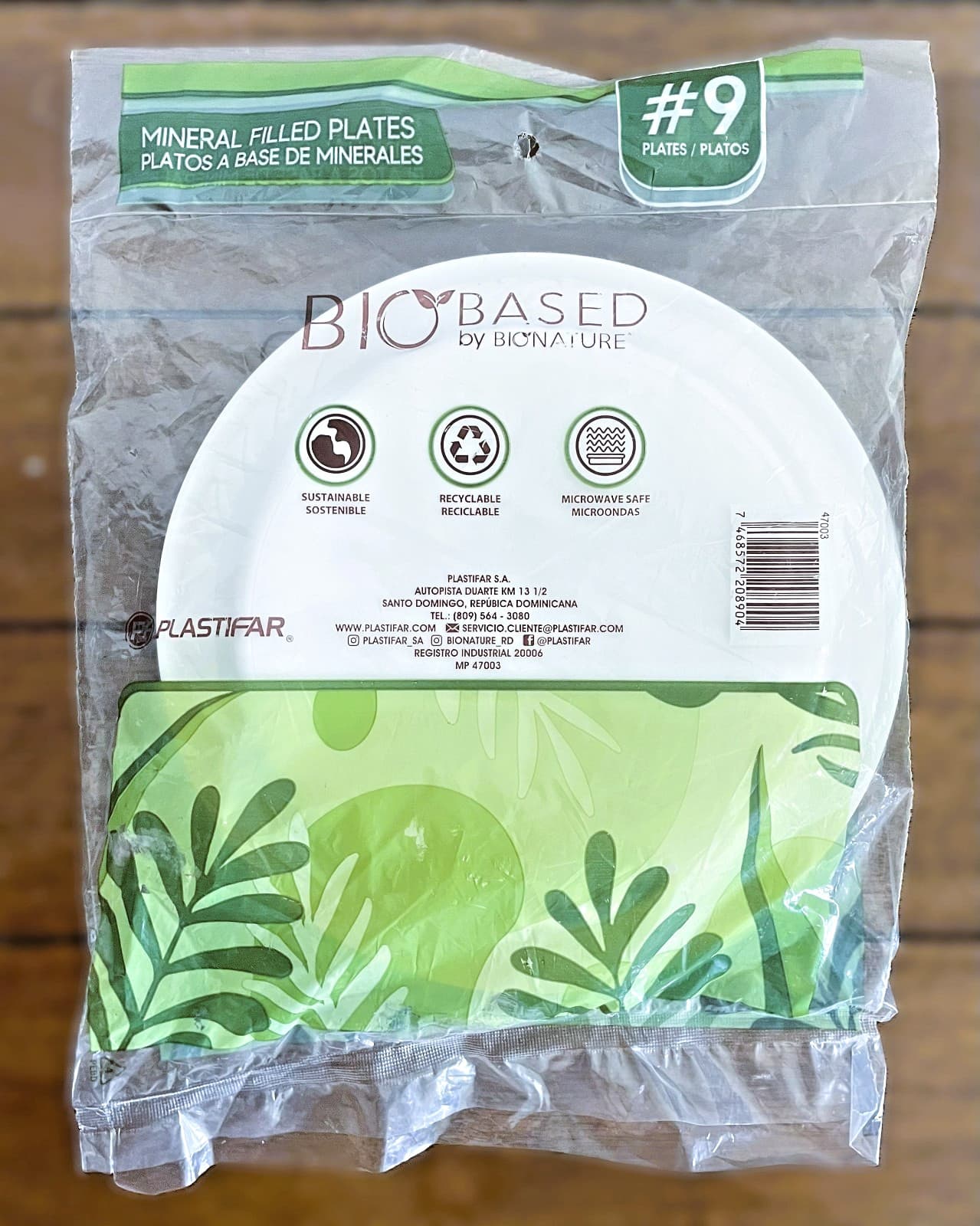 Biobased by Bionature Eco Friendly Sustainable Plates Dinner Size (Pack of 20) 2