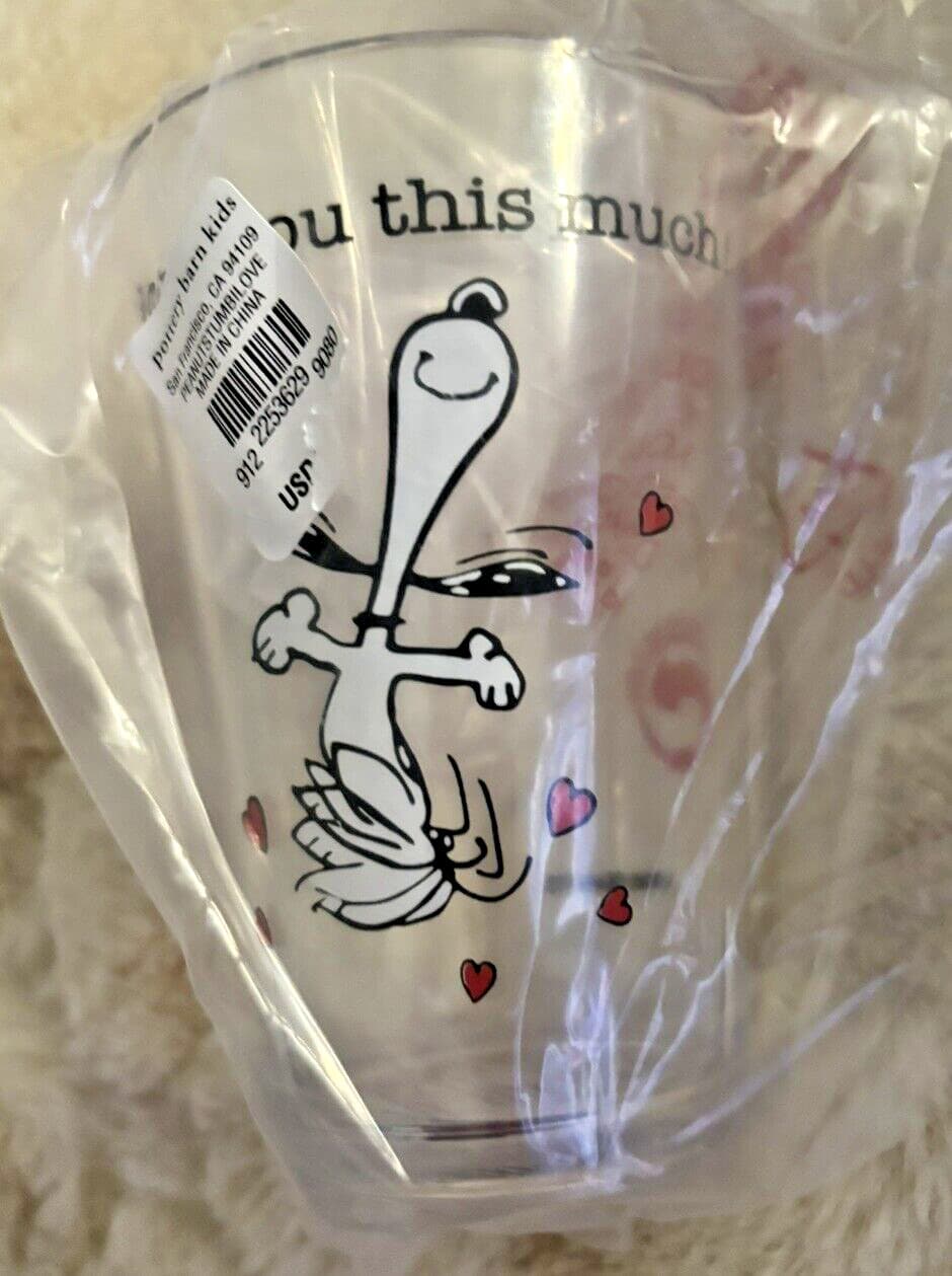 Disney Snoopy Pottery Barn cup Peanuts Holiday  GIFT party Birthday kid 🌈  / 3