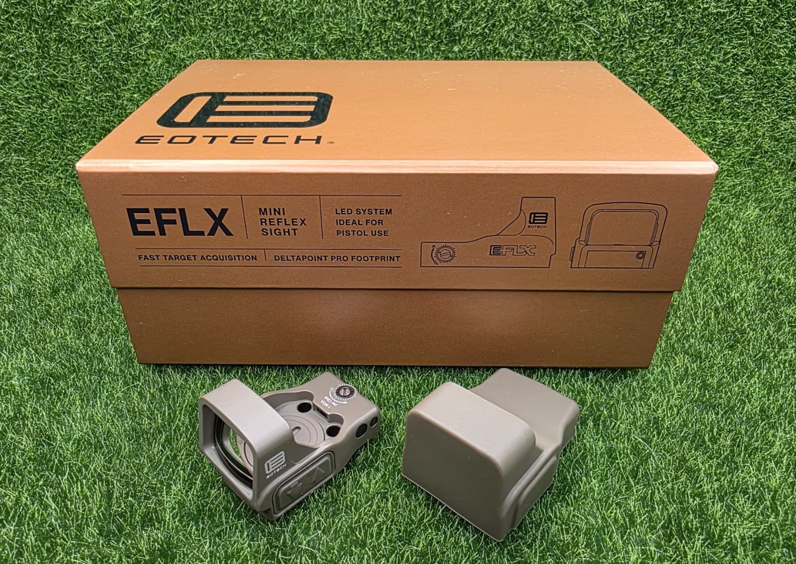 EOTech EFLX Mini Reflex Sight with 3 MOA Red Dot Reticle, Tan #EFLX3RWTAN 3