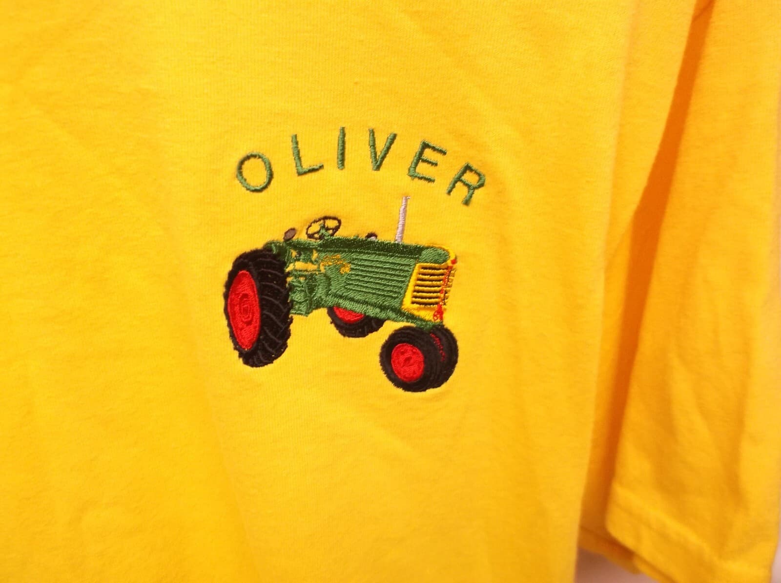 Nice Oliver Tractor Yellow T-Shirt with Tractor 2