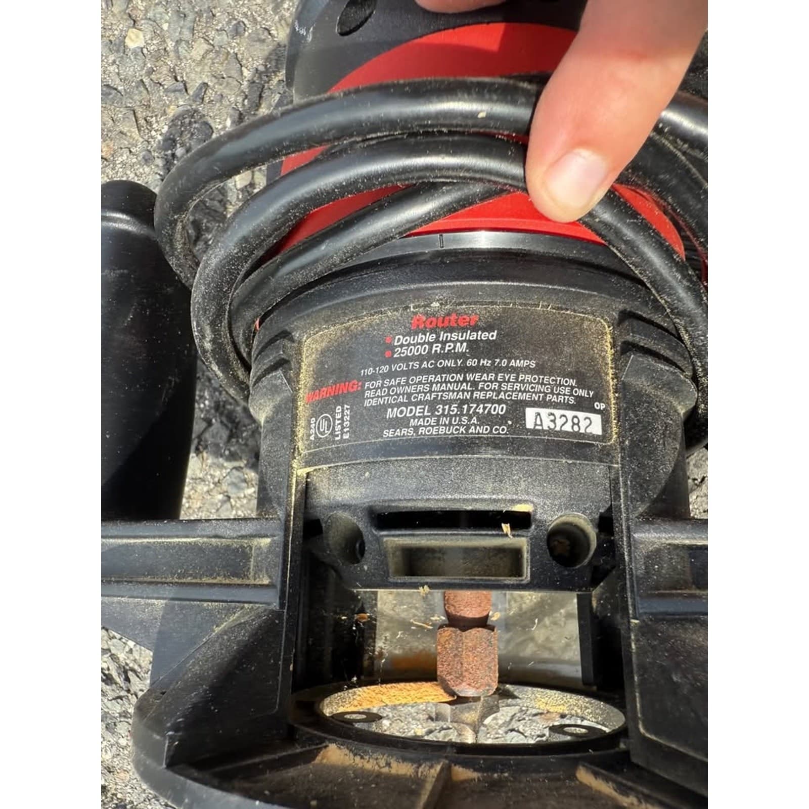 Craftsman EZ Router 315.174700 with Exclusive MicroDepth Adjustment System 3