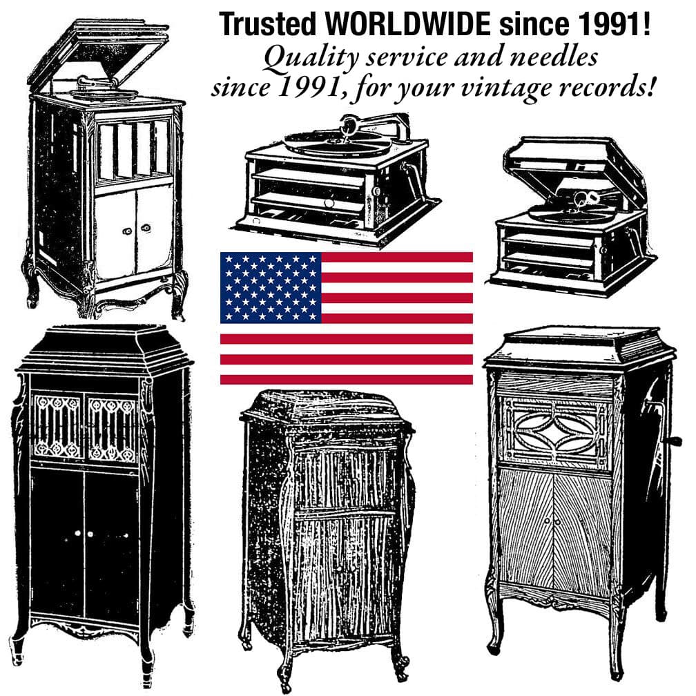 300 MIXED NEEDLES - LOUD+MEDIUM+SOFT Tones for Gramophone Phonograph Records 2