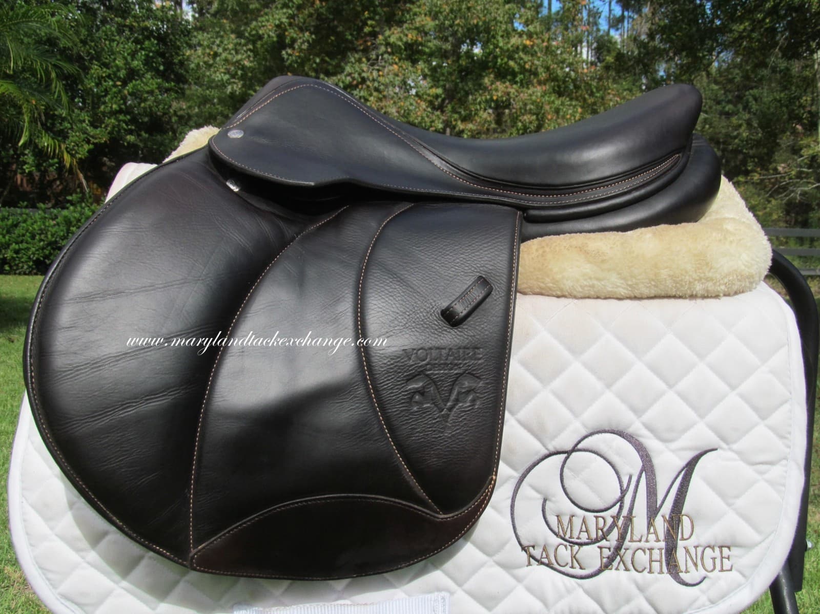 17" VOLTAIRE PALM BEACH BUFFALO ( FIN PANELS) close contact jumping saddle-2022!