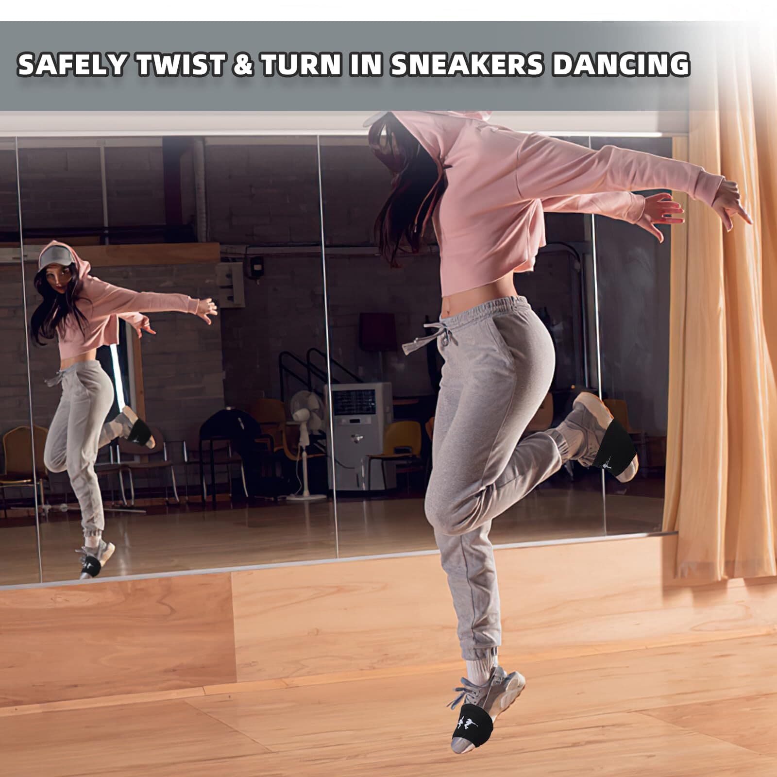 4 Pairs Dance Socks Over Shoes Dancing Socks for Dancer Women Dance Socks Over 2