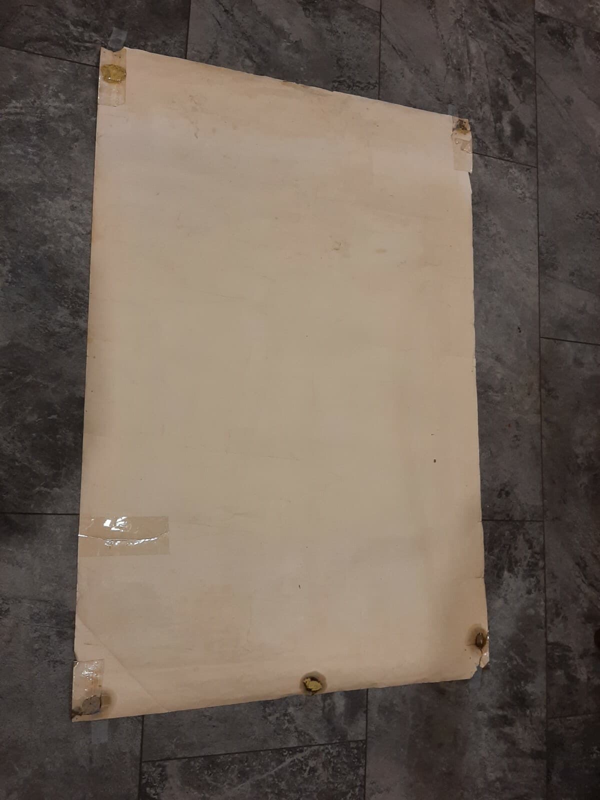 1989 Guns N Roses II #825 Blacklight Poster Felt Original Vintage 23" x 34"  3