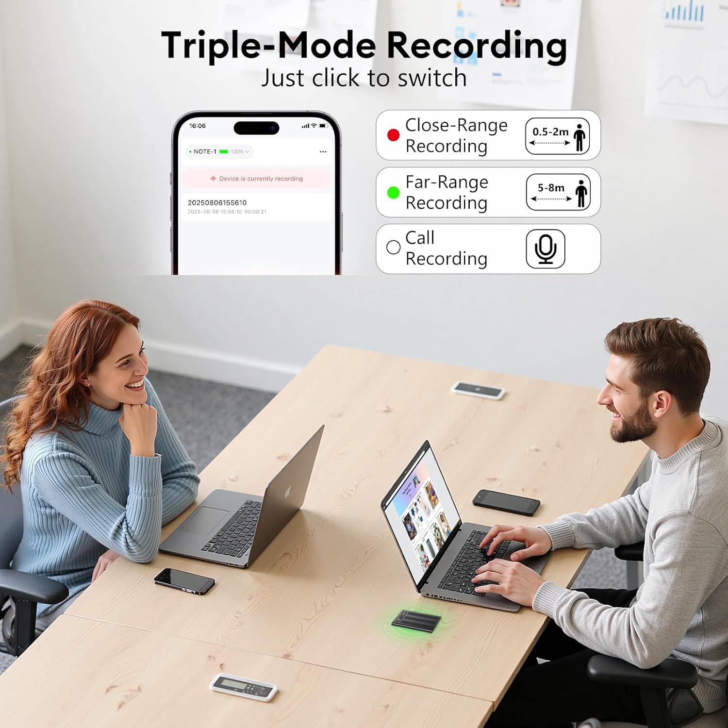 AI Voice Recorder, Free Transcribe & Summarize with AI Technology, Digital Voice 4