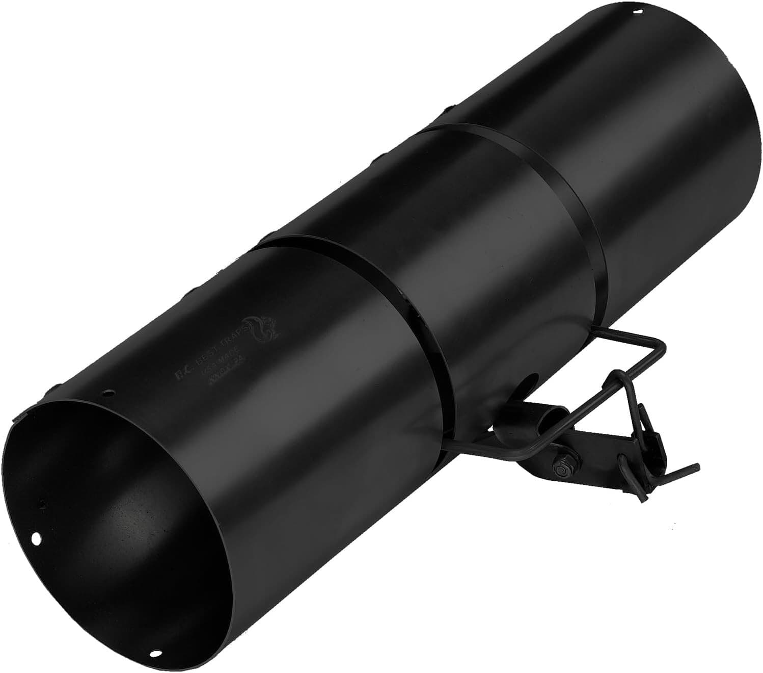 RC Best Tube Trap - Squirrel Weasel Mink & Large Rats - Rust Resistant Black