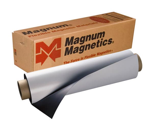2 ROLLS 12" width x 5 FEET 30 Mil. Blank Magnetic Sign Sheet Cars Magnum