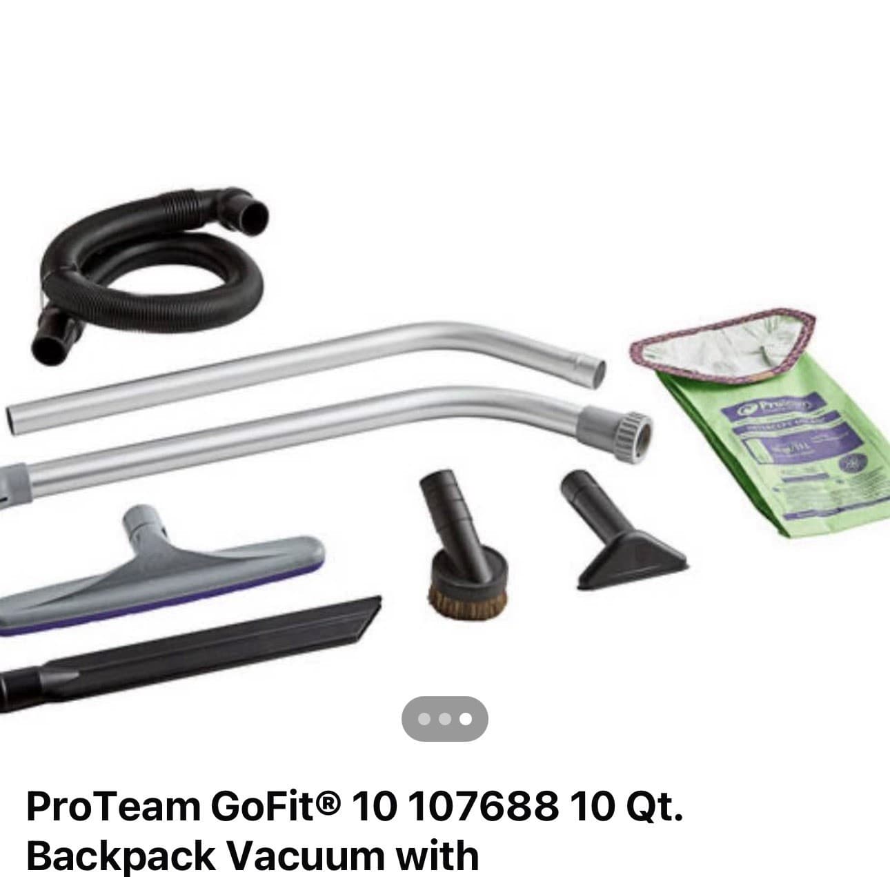 ProTeam GoFit® 10 107688 10 Qt. 107100 Xover Multi-Surface Telescoping Wand Kit 3
