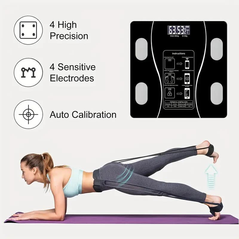 Digital Body Weight Scale – Smart Bathroom Scale with Step-On Tech, 400 lbs 6