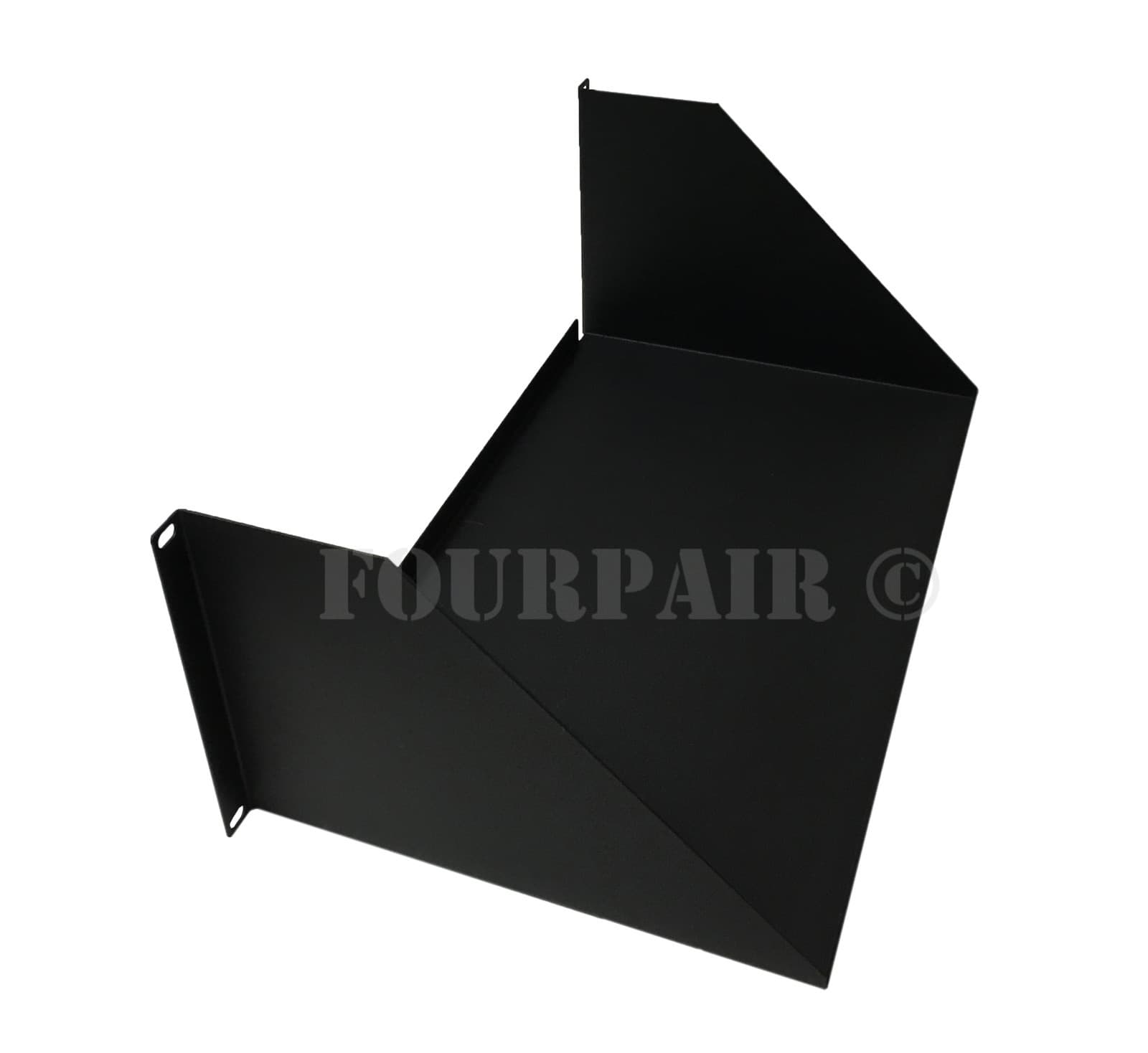 19" 4 Space Heavy Duty Steel Cantilever Relay Rack Mount Data Shelf 4U 10" Deep 3