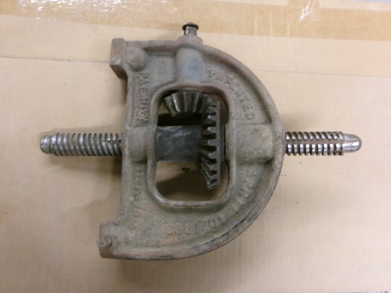 Enterprise Sausage Stuffer Press Cast Iron Top Arch complete working 4 Qt 6