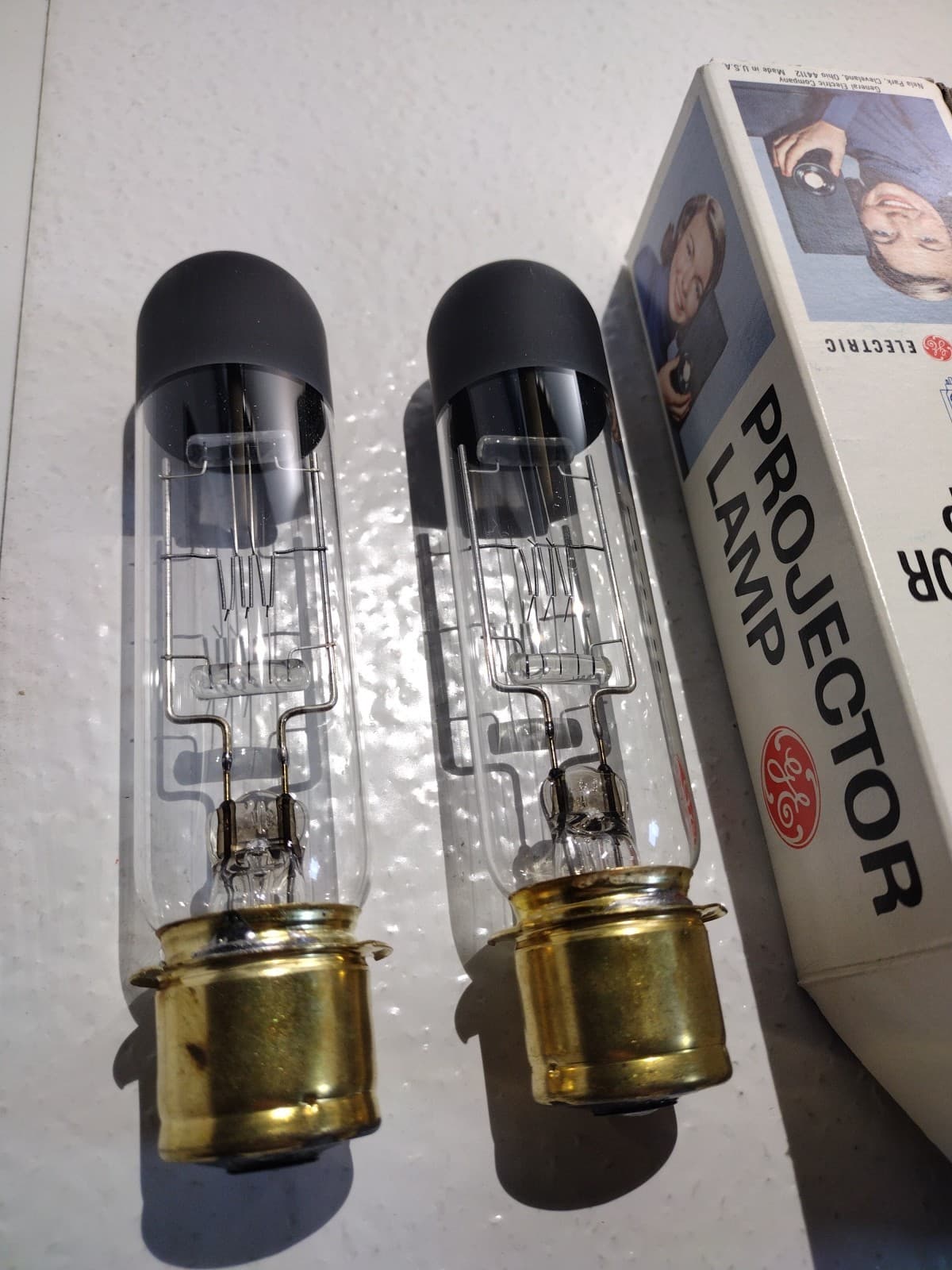 CXK  "2-pack"  CXY projector lamp projection light bulb 115-125v 300w, G.E. 3