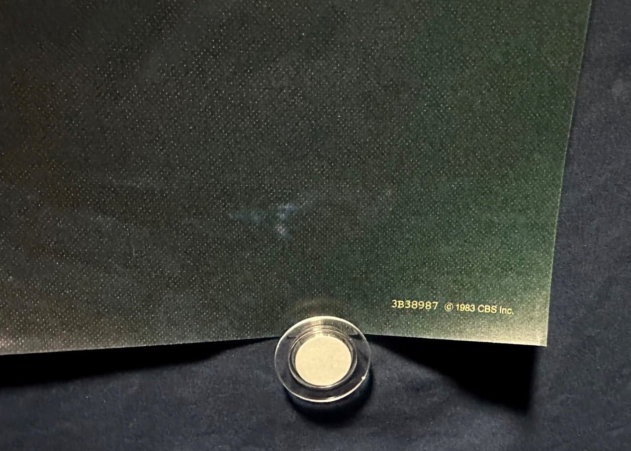 RARE!! 🔥OZZY OSBORNE "Bark At The Moon" RECORD STORE PROMO POSTER unused 36x36 4