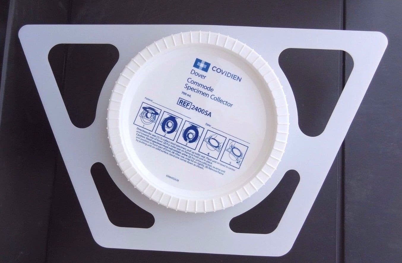 1 or 30 pcs ~ Covidien  2400SA Dover Commode Specimen Collector with Lid 700 ml
