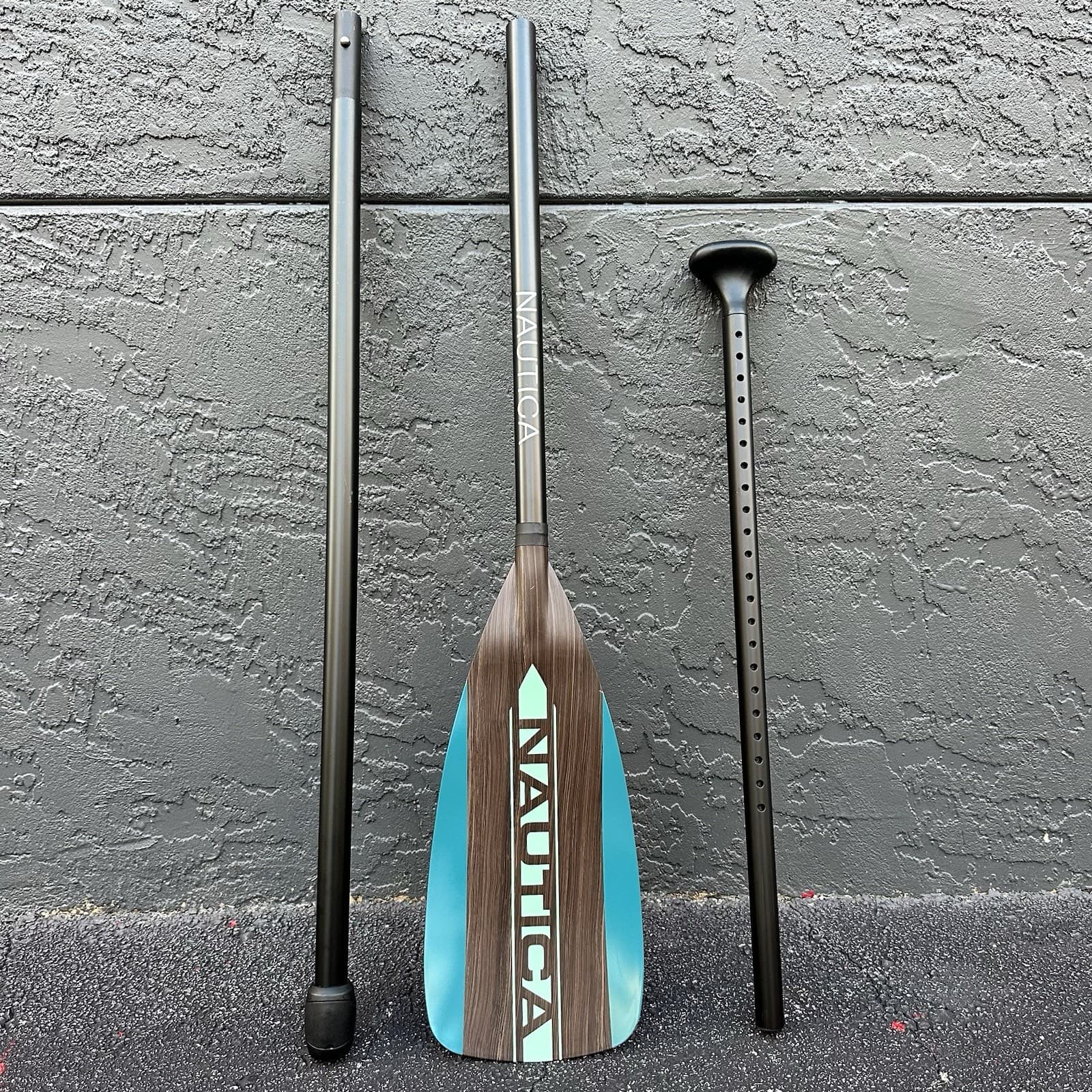 3-Piece Adjustable SUP Paddle –Lightweight, Floating Aluminum Shaft (Nautica) 3