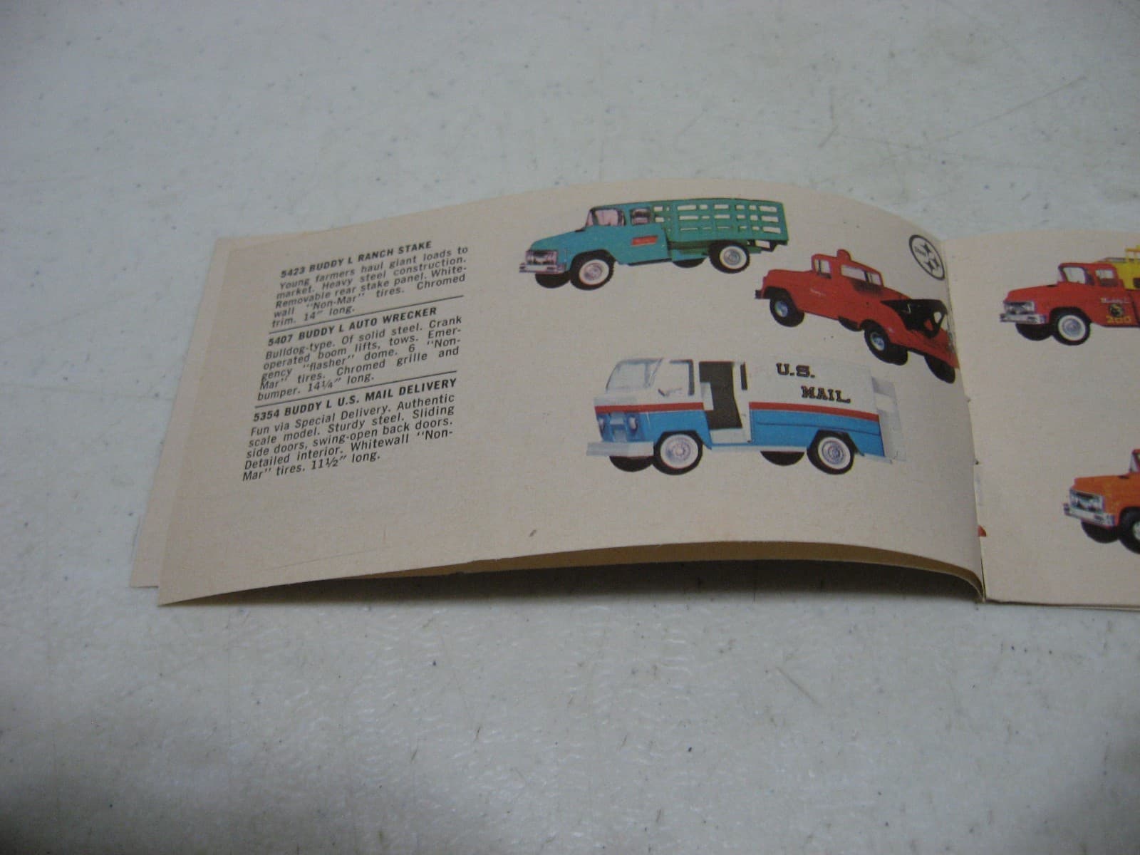 1965 Buddy L Pocket Catalog 5-3/8" by 2-7/8" Vintage Advertising 3