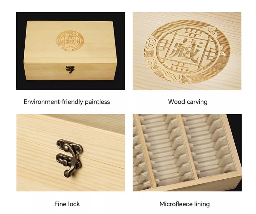 Wooden Coin Slab Case for 40 PCGS NGC ANACS Slabs – Secure Display Box 4