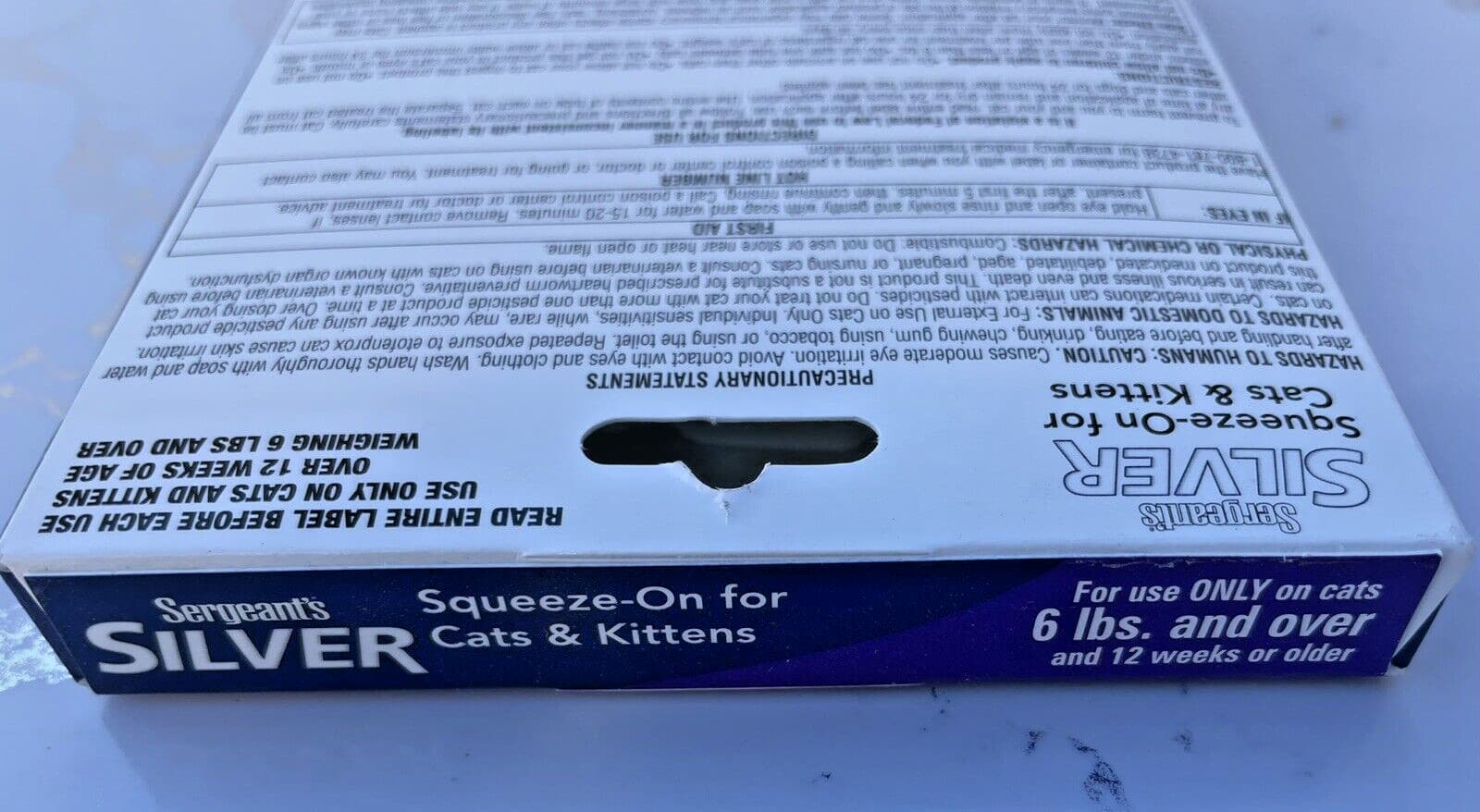 Sergeant's Silver Squeeze on for Cats & Kittens, 6 Lbs & Over 2