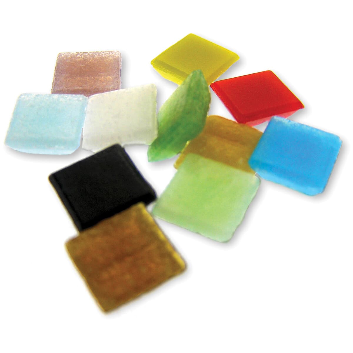 Vitreous Glass Mosaic Tiles 1lb-Assorted (Pack of 1) 2