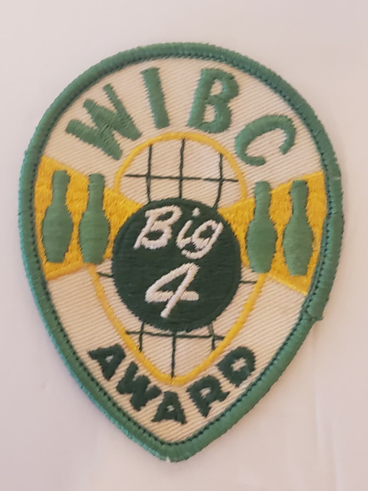 WIBC Award Big 4 Bowling Patch 3
