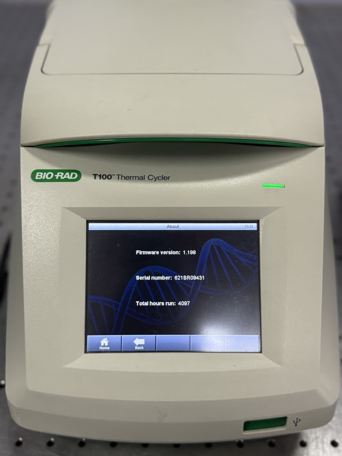 Bio-Rad T100 Thermal Cycler – Touchscreen OK, Self-Test Passed, 4097h, 2012 2