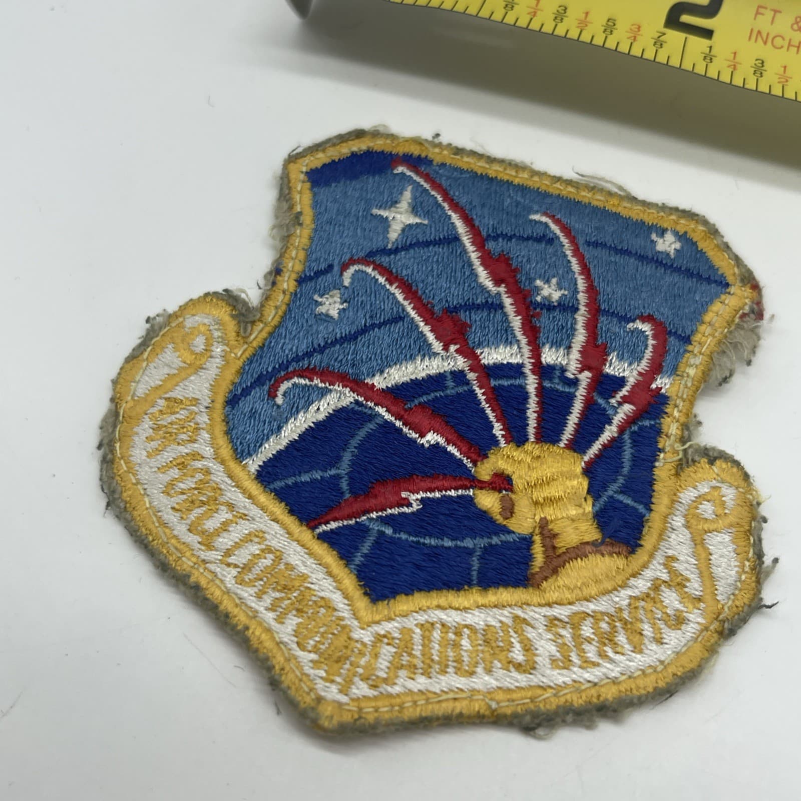 U.S. Military Air Force Communications Command Patch Insignia Full Color 3” Cut 2