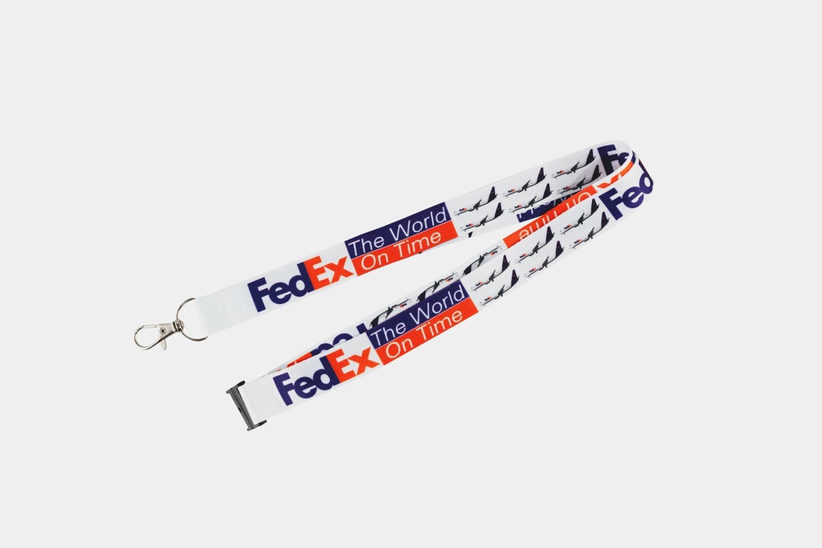 FedEx Federal Express Official Lanyard Neck Strap ID Badge Holder - Made in USA 4