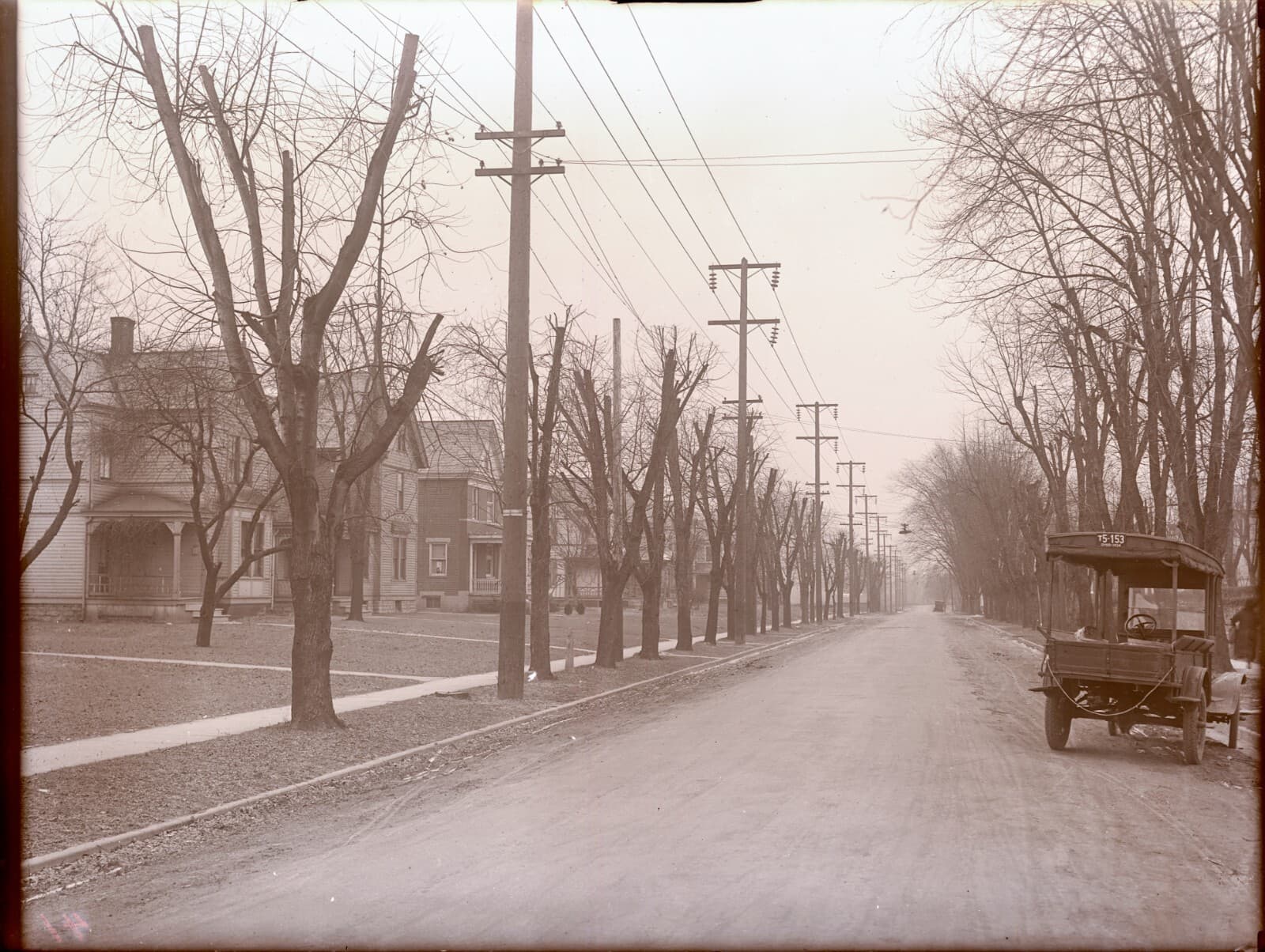 Large Format 5x7 Glass Negatives Rural Electricity Infrastructure 1920's Ohio 2