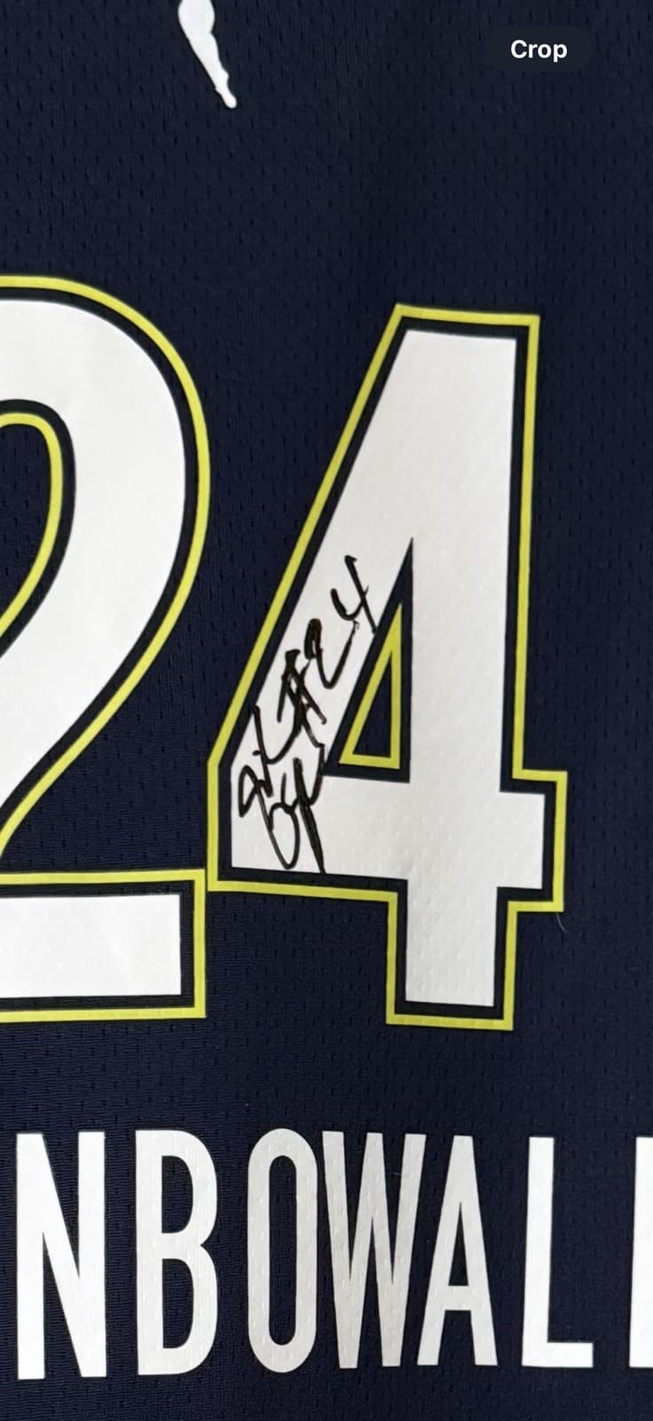 Arike Ogunbowale Signed Autographed WNBA Dallas Wings #24 Jersey Signed Jersey  2