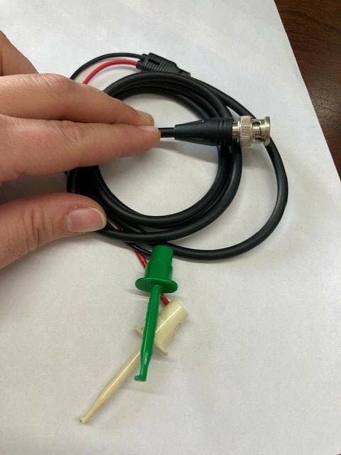 36" BNC Male Plug - Dual Mini Test Hook Clip Lead for Oscilloscope - 5 Pk (PC)  4