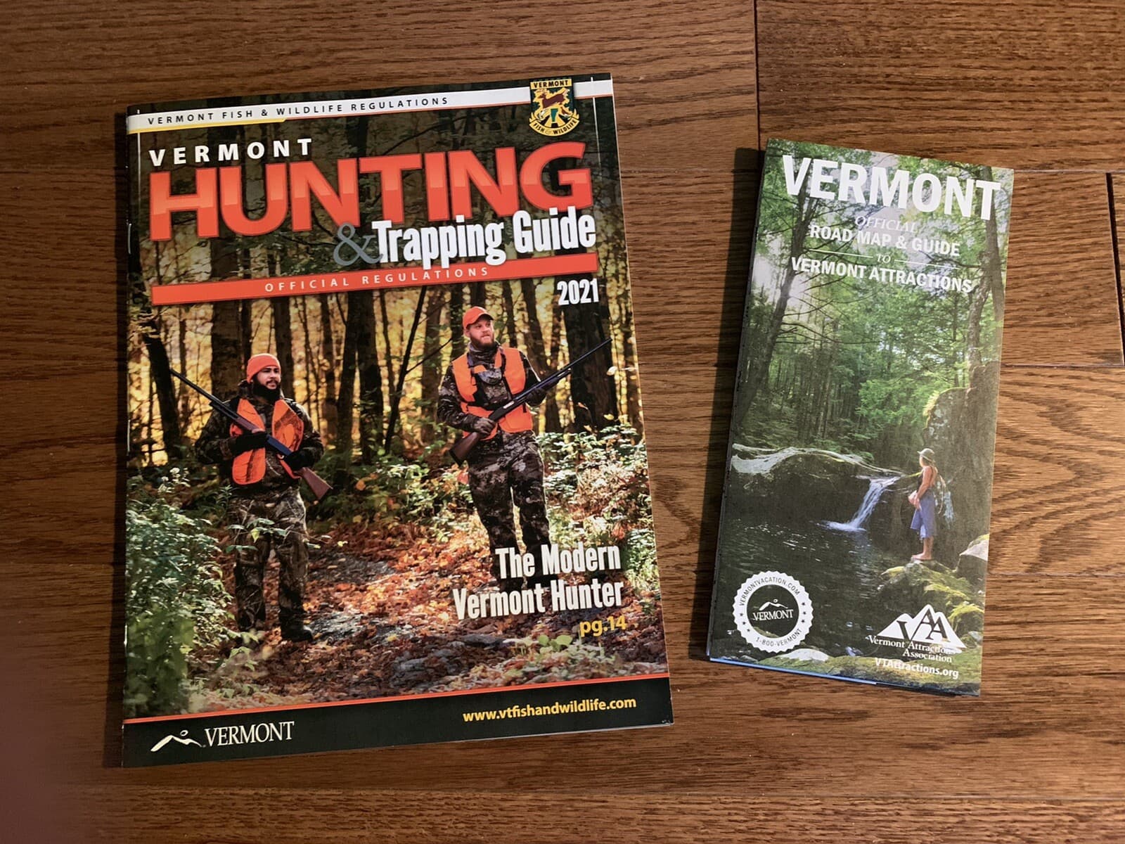 2021 Vermont Hunting and Trapping Guide + Road Map and Guide