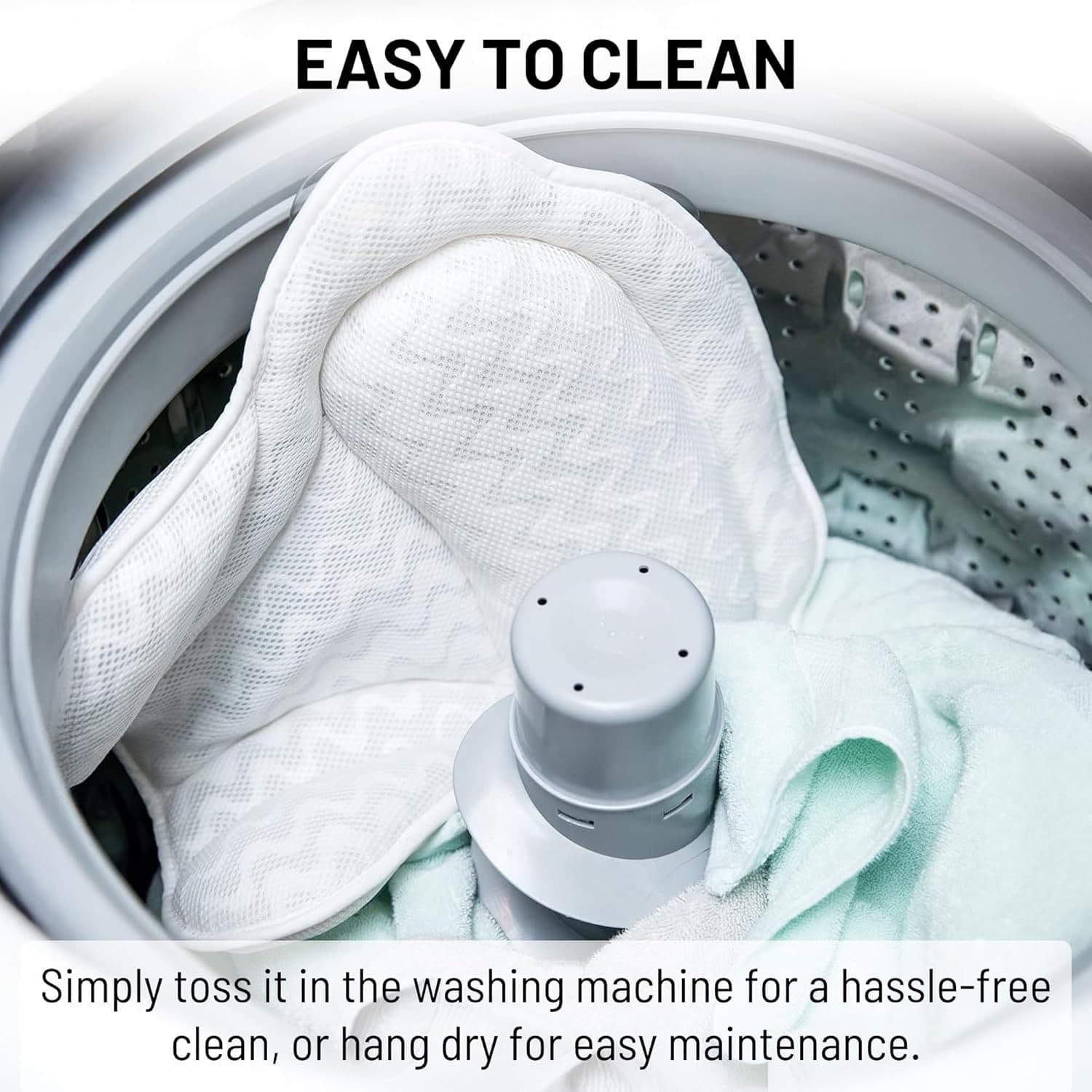 Bath Pillow for Tub Neck and Shoulder Support with Strong Suction 5