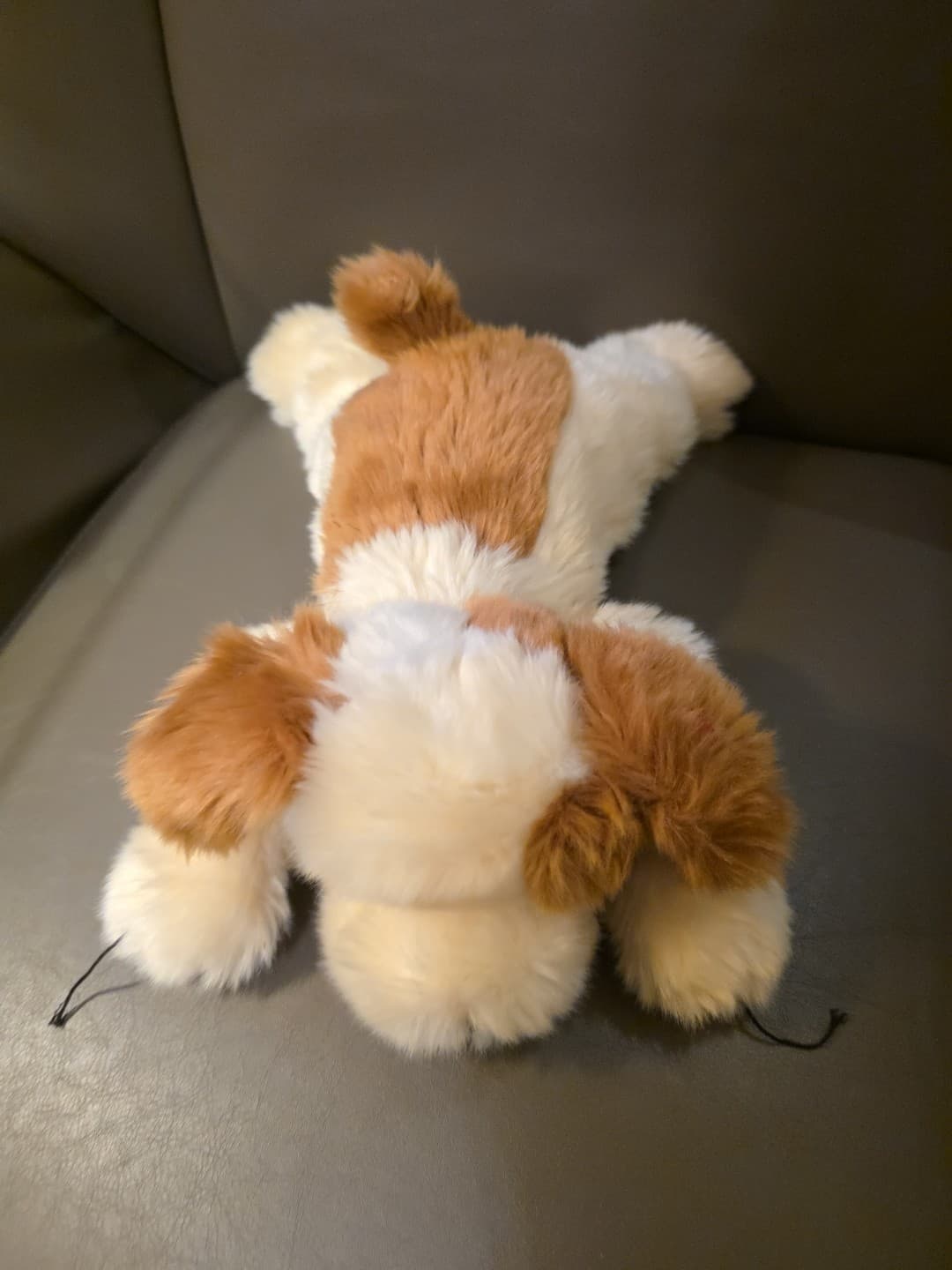 TY Classic Plush BABY PATCHES Puppy Dog Plush Cream Brown 1998 Stuffed Animal