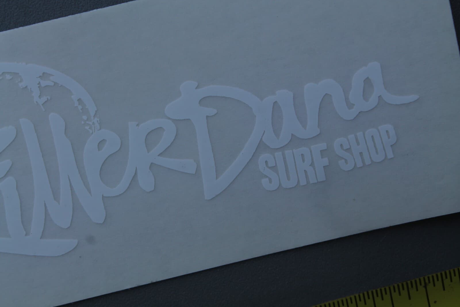Killer Dana Surf Shop Clear White Point Surfboards V71B Vintage Surfing STICKER 4