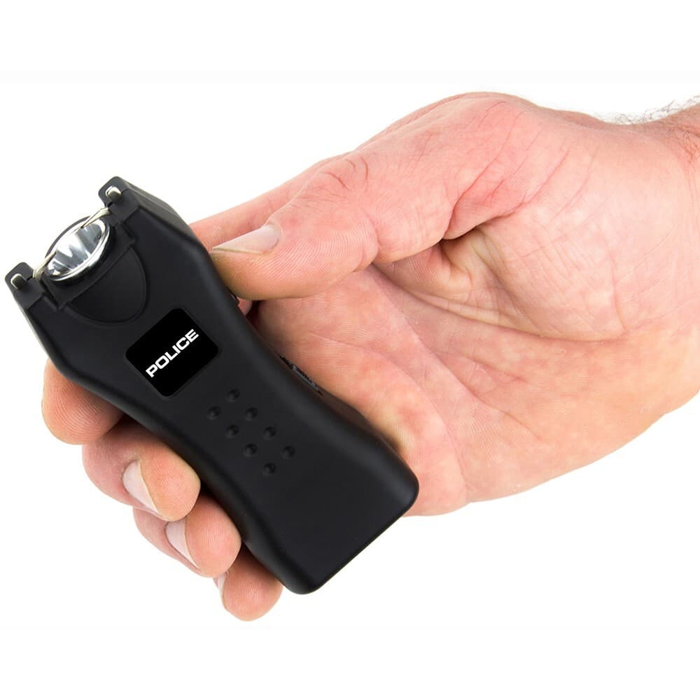 POLICE Stun Gun Burn Pepper Spray Combo Self Defense 618 Black 4