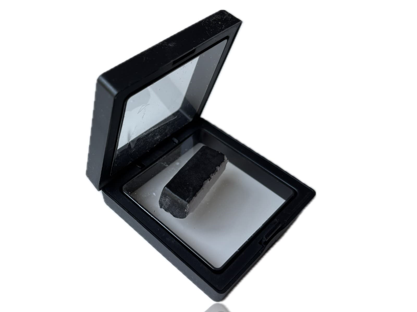 SPACE SHUTTLE  BURAN 2.01 HEAT SHIELD THERMAL BLACK TILE FRAGMENT #5 DISPLAY 2